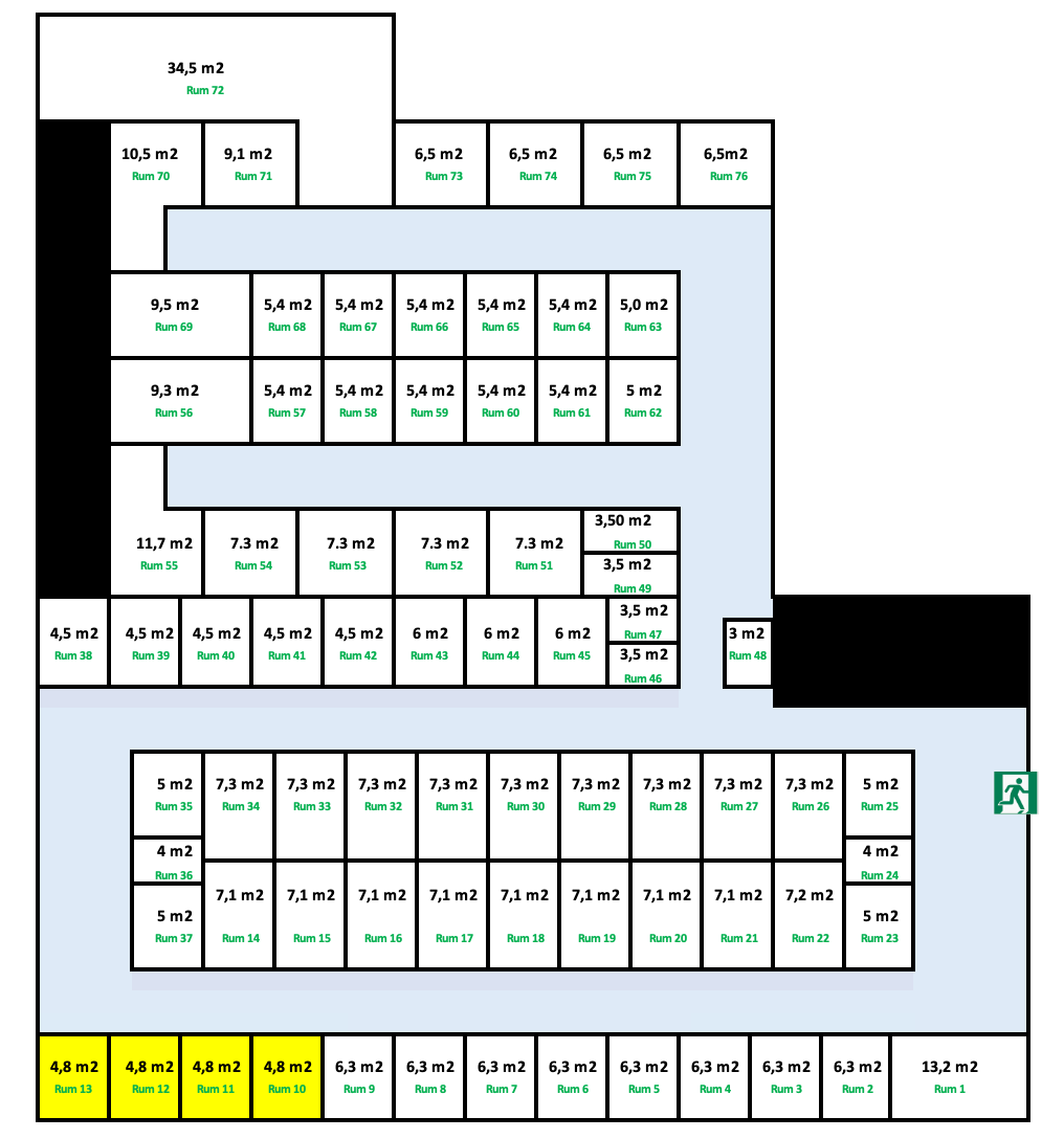 Næstved Depotrum 4,8 m2