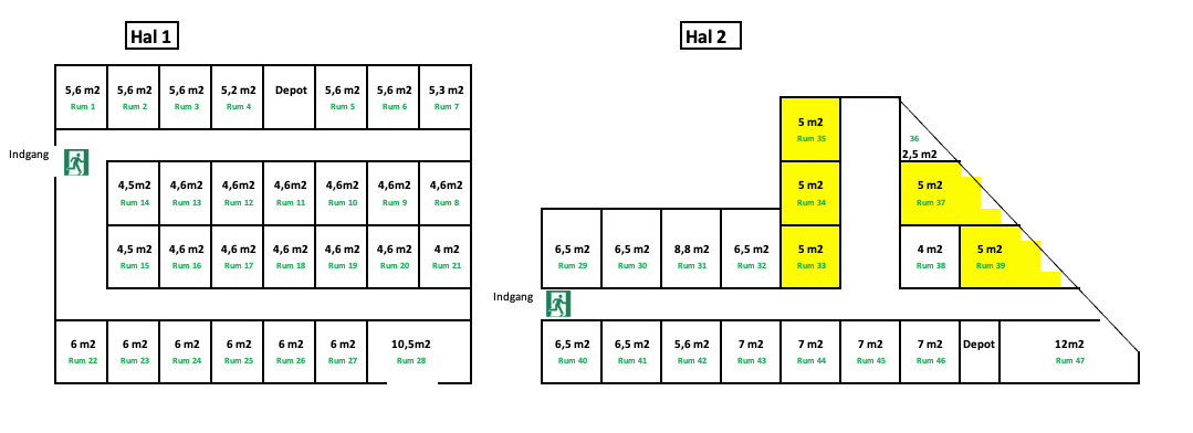 Vallø Depotrum 5,0 m2