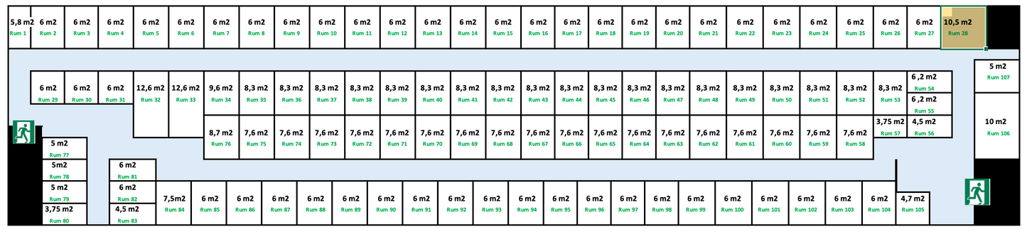 WTC Ballerup Depotrum 10,5 m2