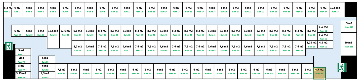 WTC Ballerup Depotrum 4,7 m2