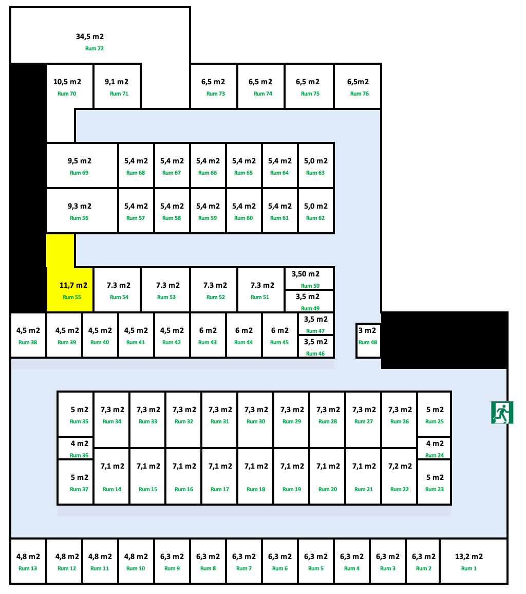 Næstved Depotrum 11,7 m2