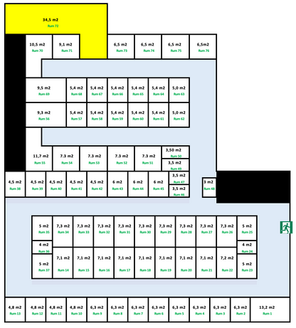 Næstved Depotrum 34,5 m2