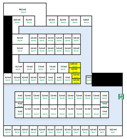 Næstved Depotrum 3,5 m2