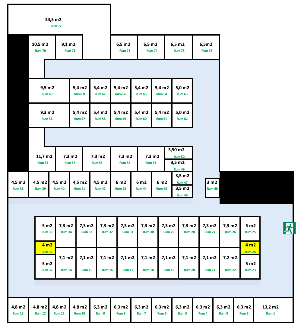Næstved Depotrum 4,0 m2