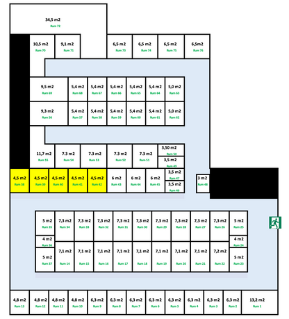 Næstved Depotrum 4,5 m2