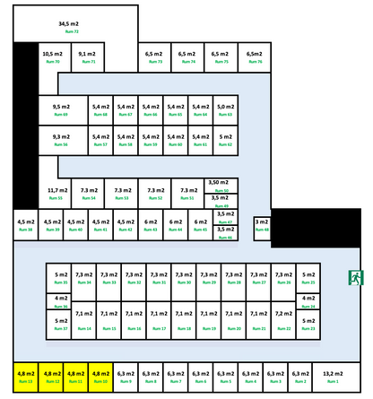 Næstved Depotrum 4,8 m2