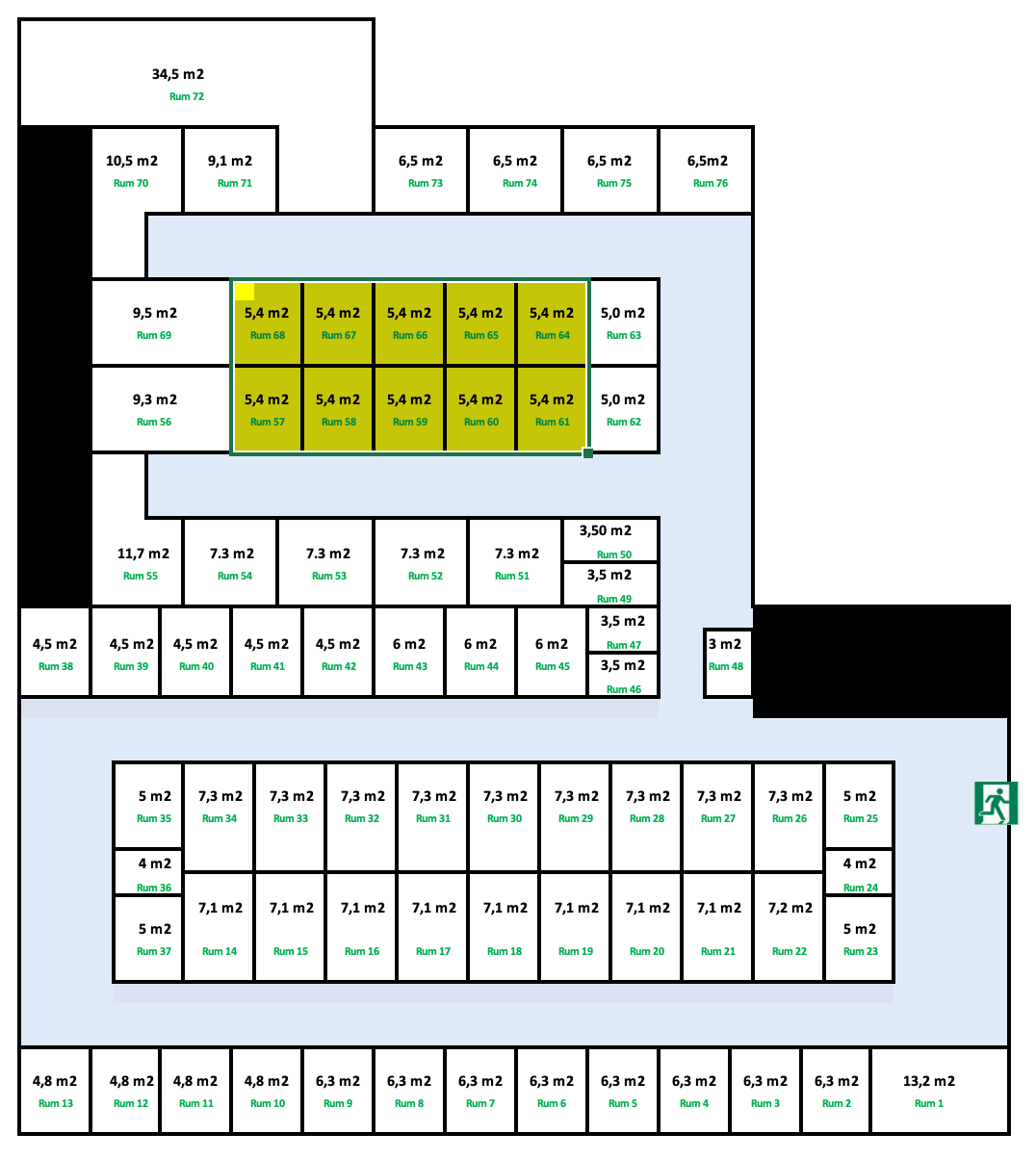 Næstved Depotrum 5,4 m2
