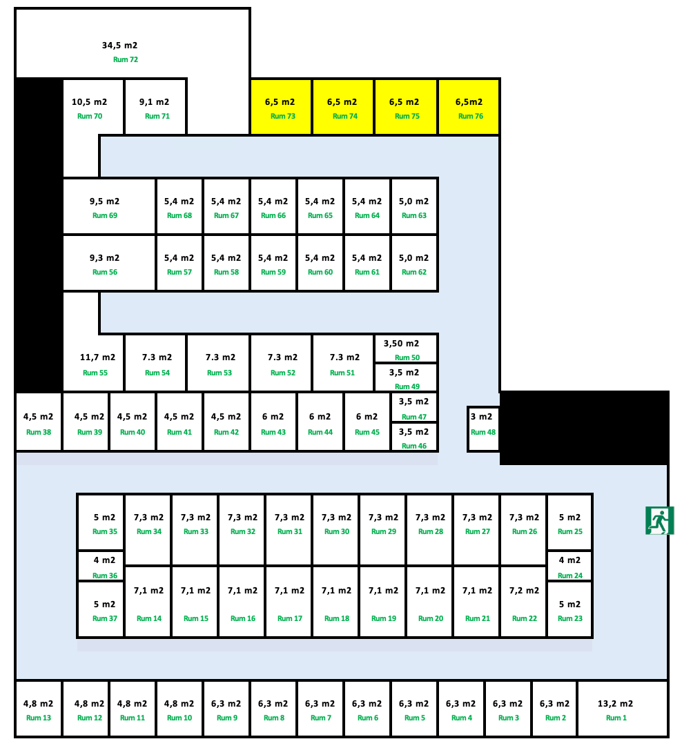 Næstved Depotrum 6,5 m2