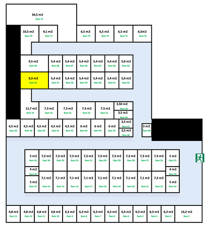 Næstved Depotrum 9,3 m2